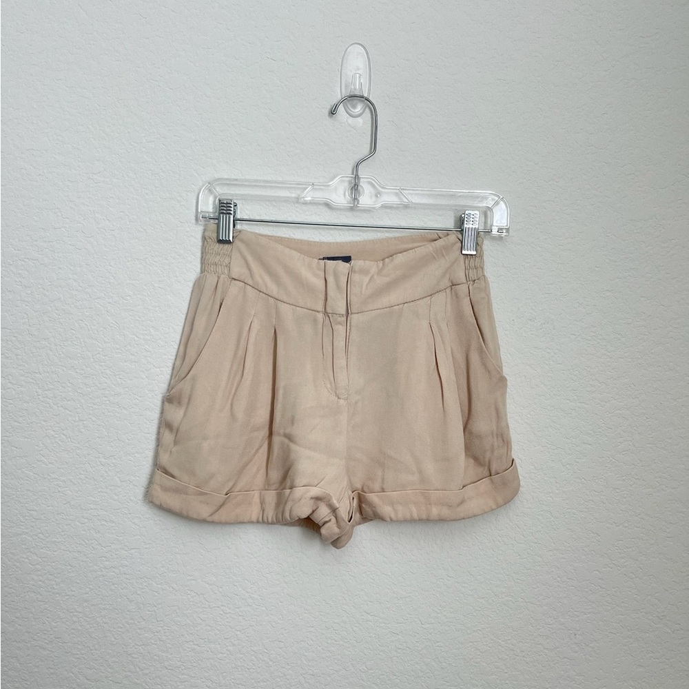 Urban Outfitters Sparkle & Fade tan shorts 0 XS